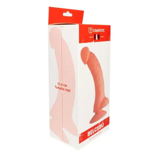 Dildo Realista Belcebú 21 cm con Ventosa Silicona Flexible