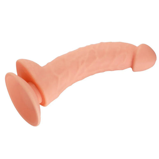 Dildo Realista Belcebú 21 cm con Ventosa Silicona Flexible