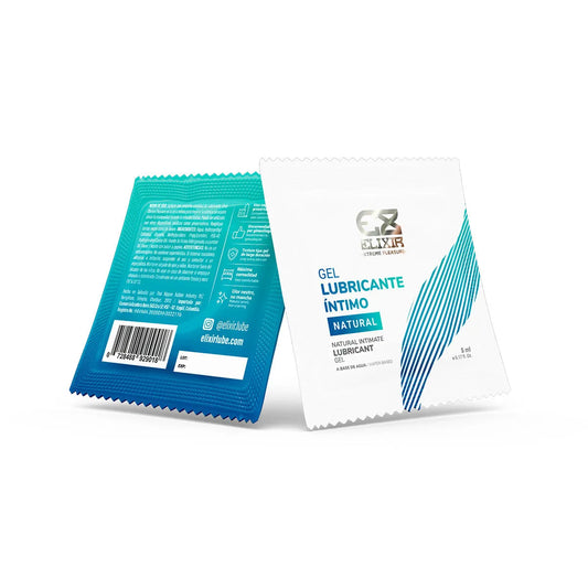 Gel Lubricante Íntimo Natural Elixir Sachet 5 ML Base Agua