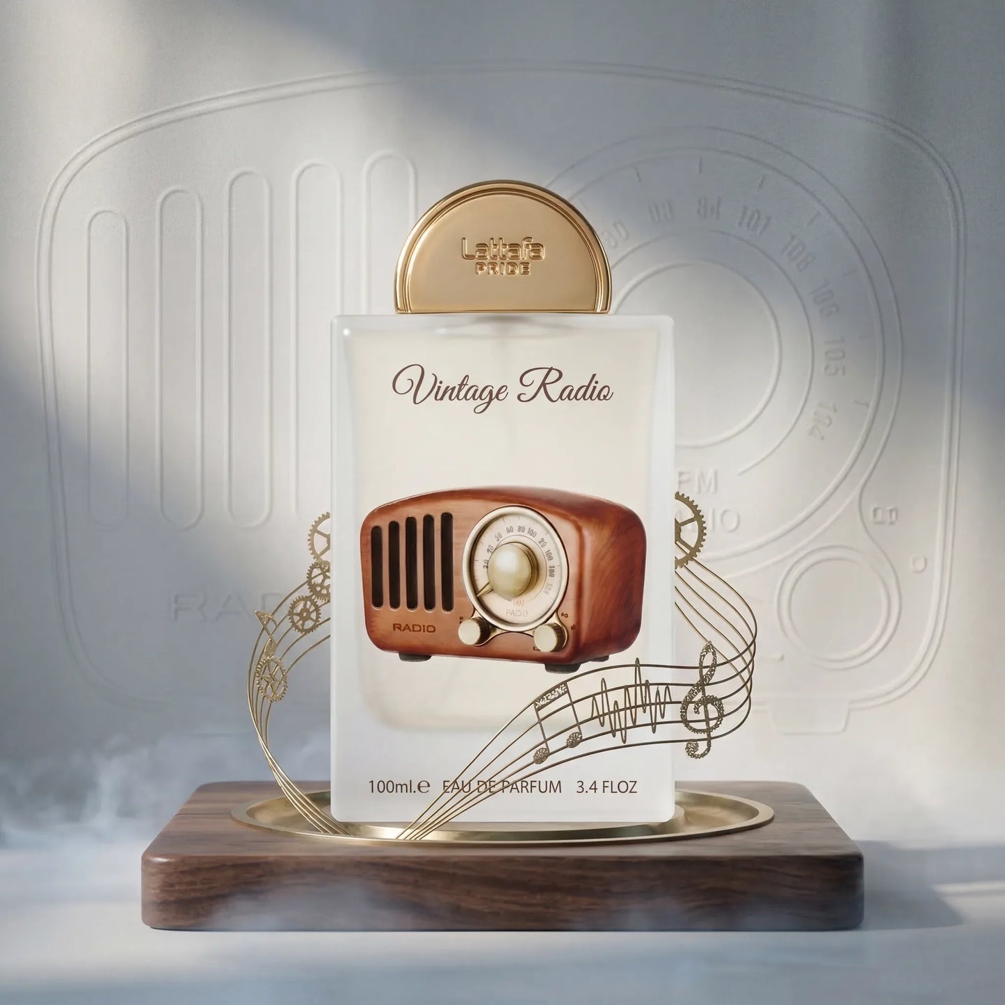 Lattafa Vintage Radio EDP 100 ML Unisex Perfume Original