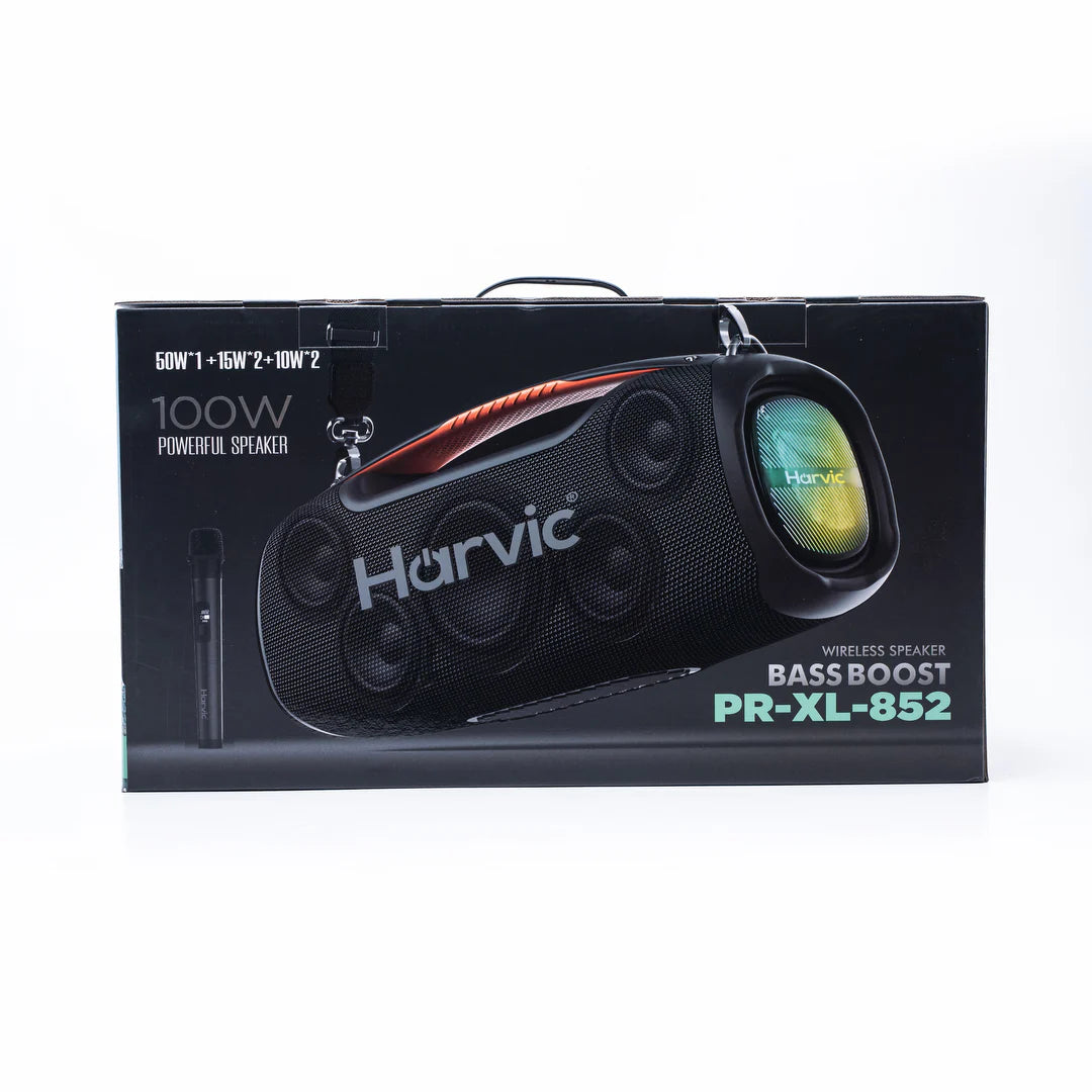 Parlante Harvic PR-XL-852 Bluetooth 100W Super Bass RGB