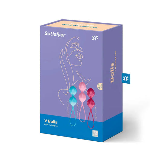 Satisfyer V Balls Tricolor Bolas Kegel Entrenamiento Pélvico