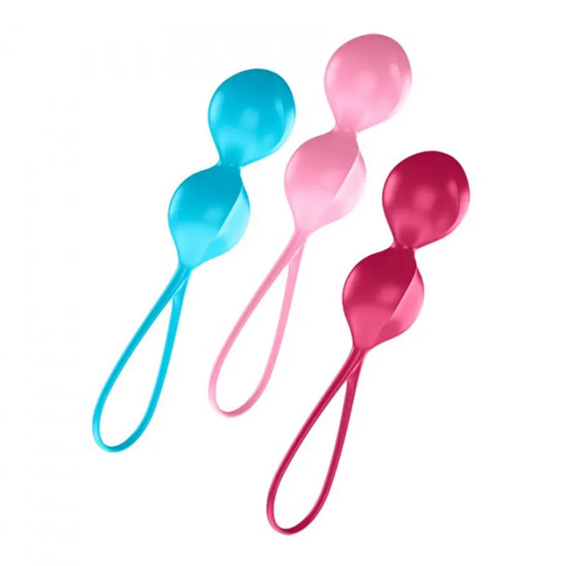 Satisfyer V Balls Tricolor Bolas Kegel Entrenamiento Pélvico