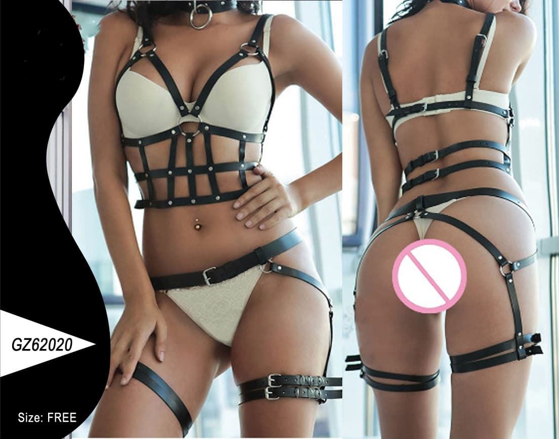 Arnés Lapislázuli BDSM para Mujer con Correas Ajustables