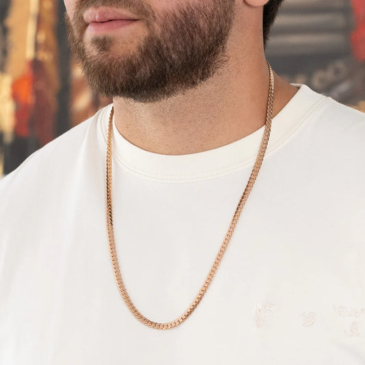 Cadena Tejido Serpiente Hombre