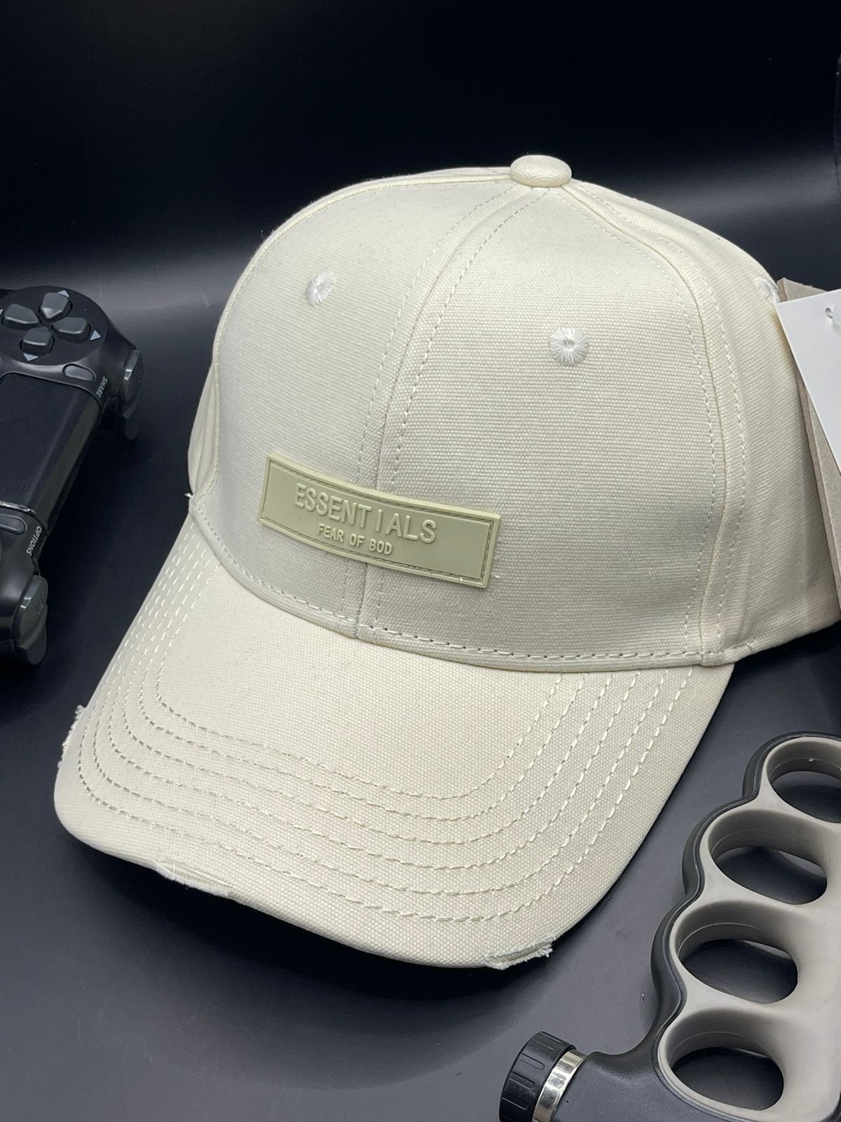 Gray helmet for bikers