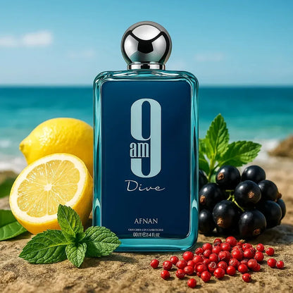 Afnan 9AM Dive EDP 100 ML Unisex Perfume Original