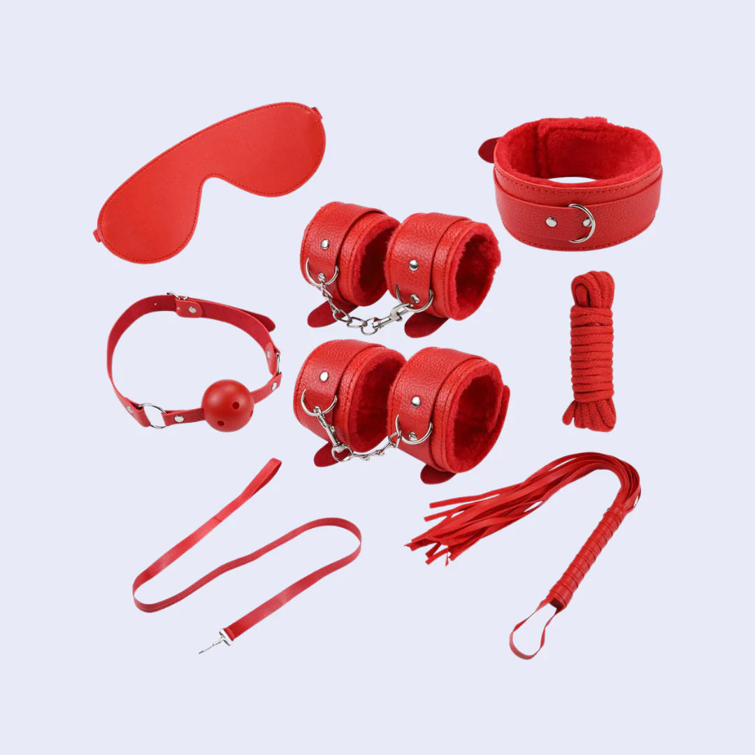 Kit BDSM Bondage Capri con Esposas y Antifaz