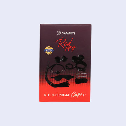 Kit BDSM Bondage Capri con Esposas y Antifaz