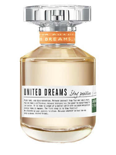 Benetton United Dreams Stay Positive EDT 80 ML Mujer Original