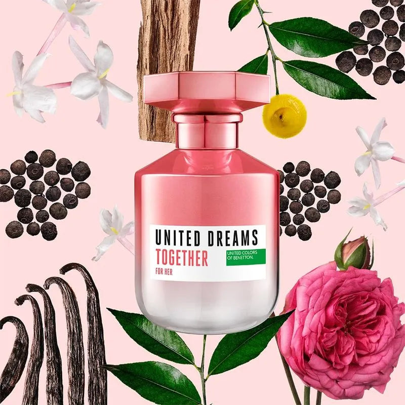 Benetton United Dreams Together For Her EDT 80 ML Mujer Original