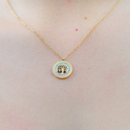 Cadena Hilo + Dije Árbol de la Vida Mujer