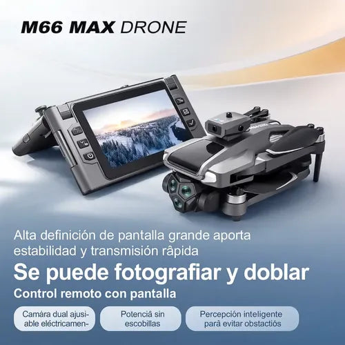 Drone M66 Max HD Plegable WiFi Cámara Aérea