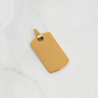 Dije Placa Unisex