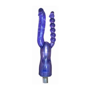 Dildo Repuesto Cavani Doble para Sex Machine Silicona Flexible