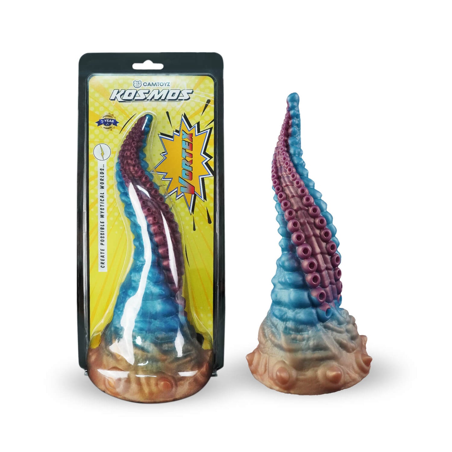 Dildo Tentáculo Vortex CamToyz con Ventosa 20 cm