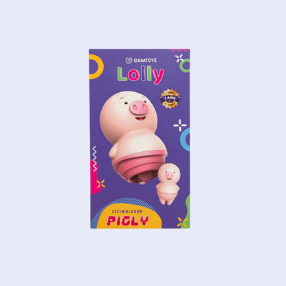Estimulador de Clítoris Pigly Succión y Vibración Recargable Silicona
