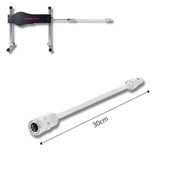 Extensión para Sex Machine Glam 30cm Aumenta Alcance y Comodidad