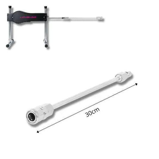 Extensión para Sex Machine Glam 30cm Aumenta Alcance y Comodidad
