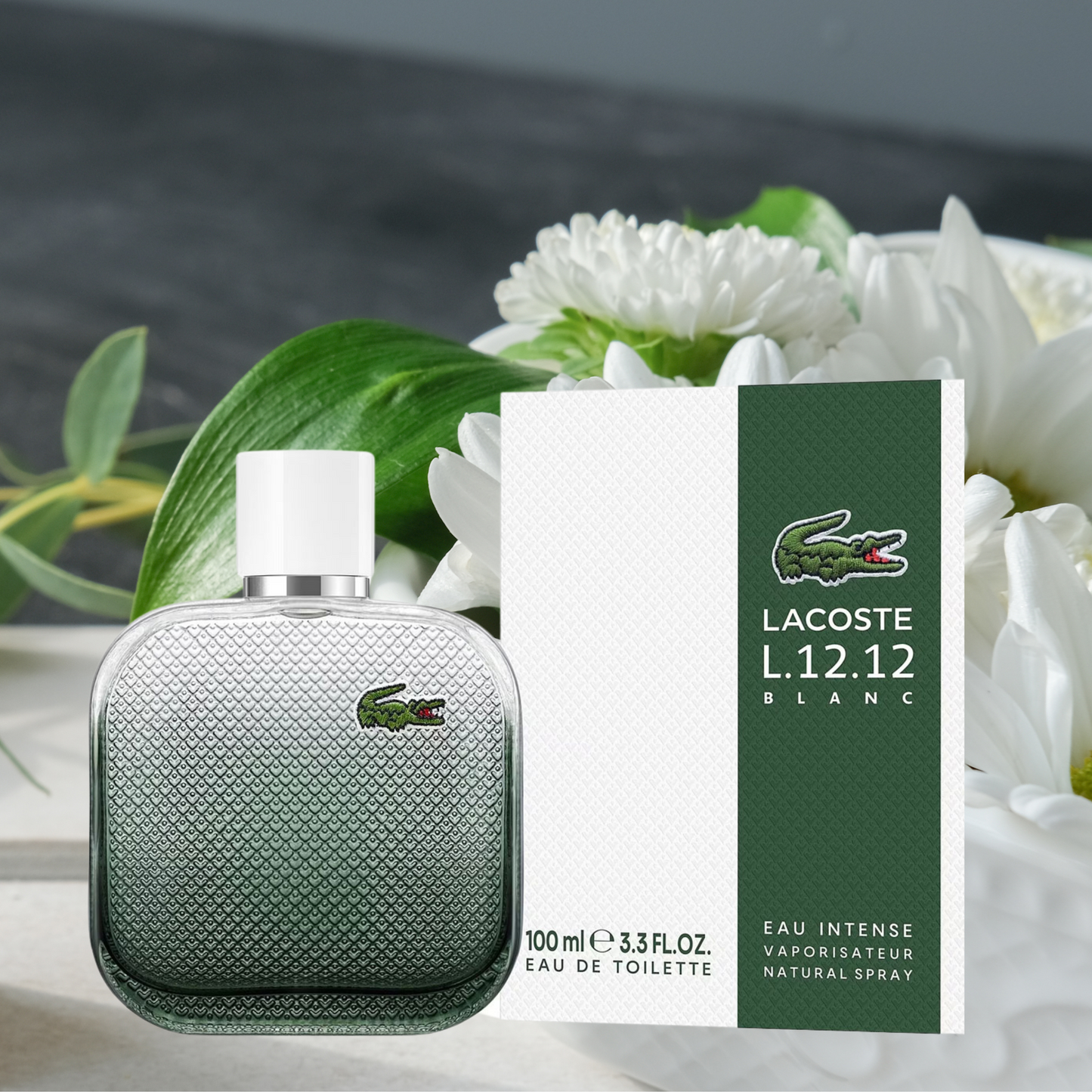 Lacoste L.12.12 Blanc Eau Intense EDT 100 ML Hombre Perfume Original
