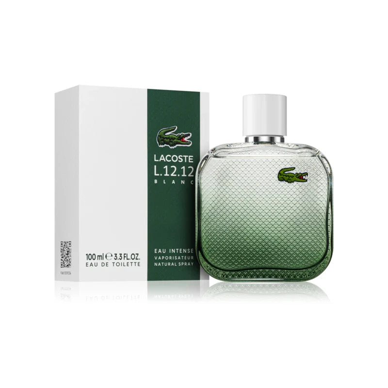 Lacoste L.12.12 Blanc Eau Intense EDT 100 ML Hombre Perfume Original