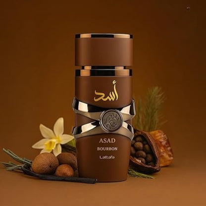 Lattafa Asad Bourbon EDP 100 ML Hombre Perfume Origina