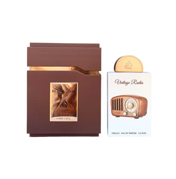 Lattafa Vintage Radio EDP 100 ML Unisex Perfume Original