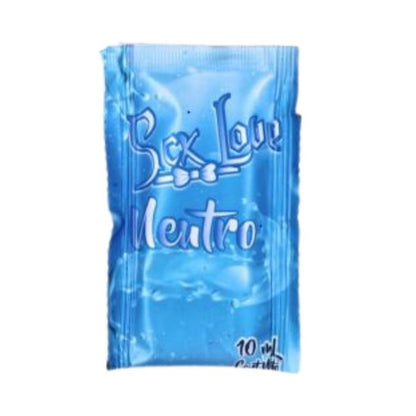 Lubricante Íntimo Neutro Base Agua Sachet Sex Love 10 ML Uso Íntimo