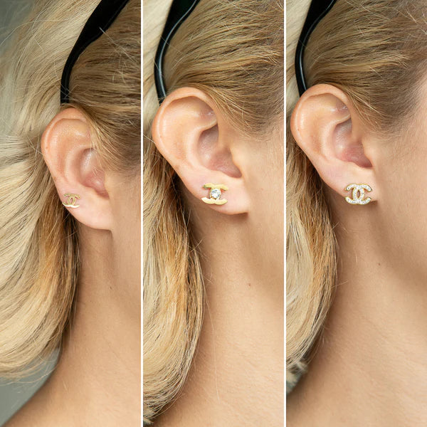 Set x3 Pares de Aretes CH Mujer