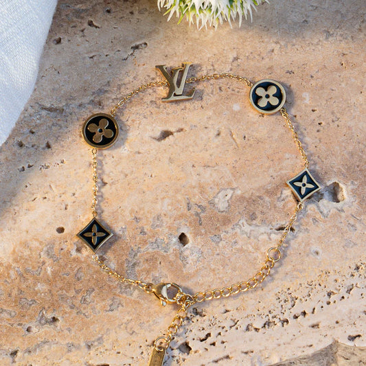 Pulsera LV Trebol Mujer