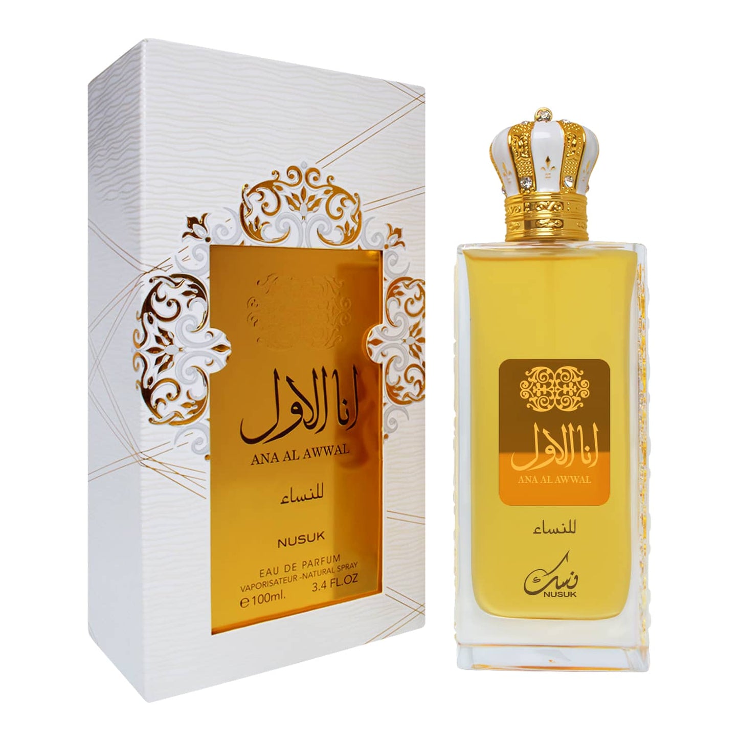 Nusuk Ana Al Awwal Gold EDP 100 ML Mujer Original