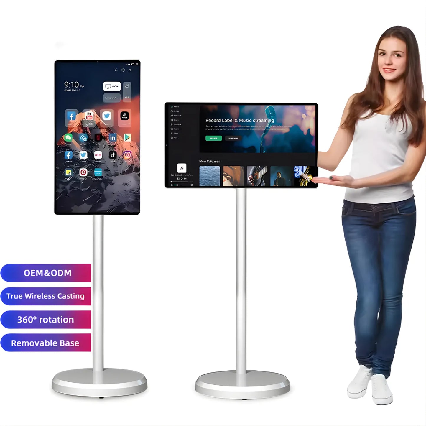 Pantalla Inteligente StandByMe 24" Touch WiFi Multimedia