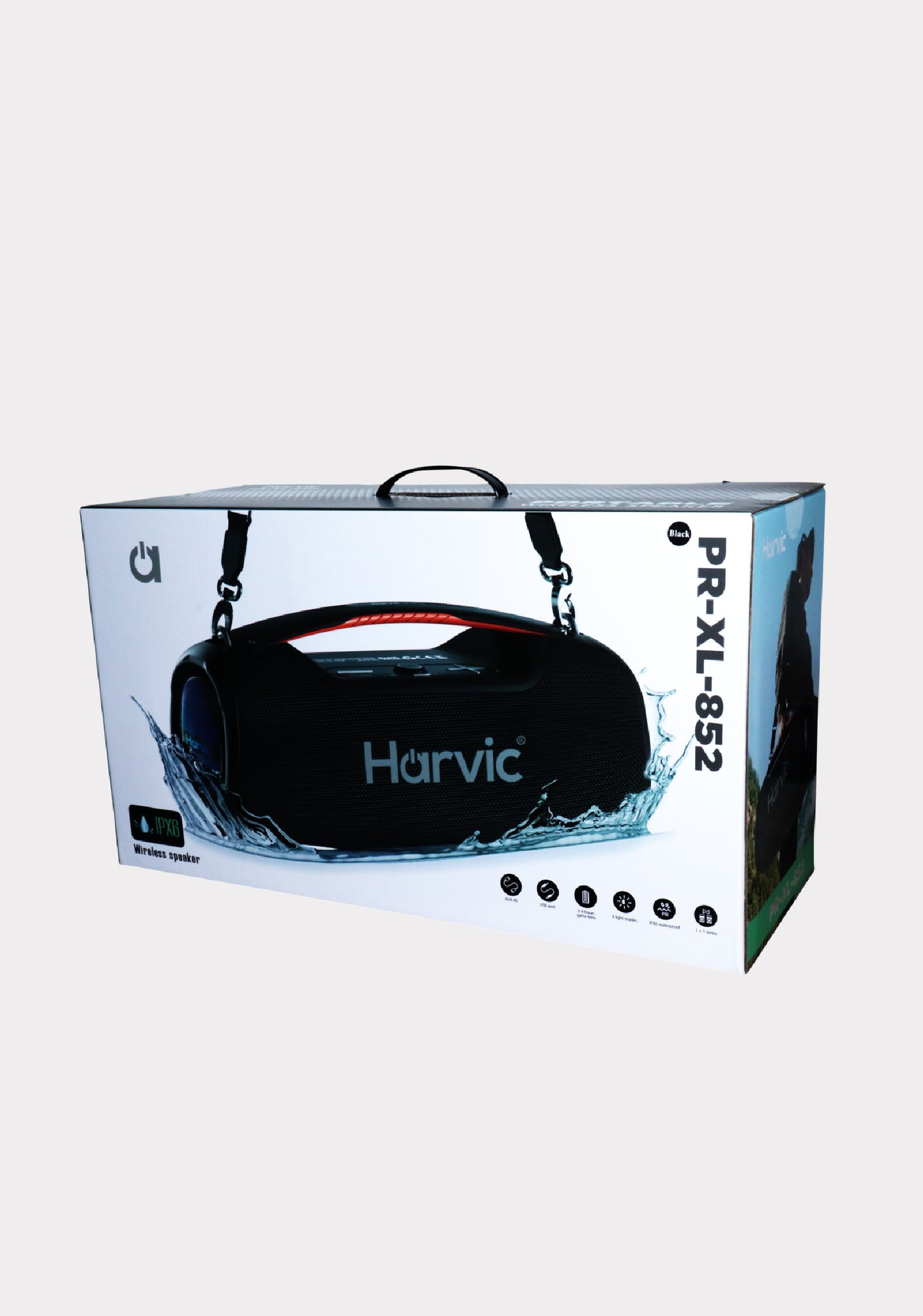 Parlante Harvic PR-XL-852 Bluetooth 100W Super Bass RGB