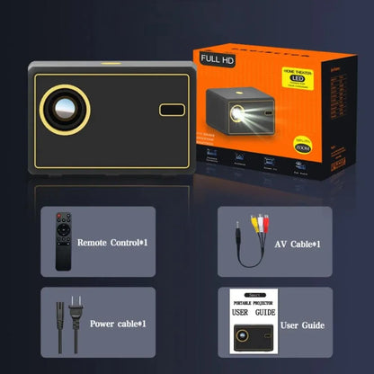 Proyector Android Y7 5000 Lúmenes WiFi Bluetooth 4K