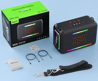Parlante Zealot S95 Bluetooth 50W RGB Waterproof Premium
