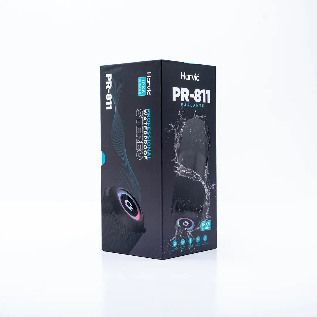 Parlante Harvic PR-811 Bluetooth Portátil Waterproof TWS