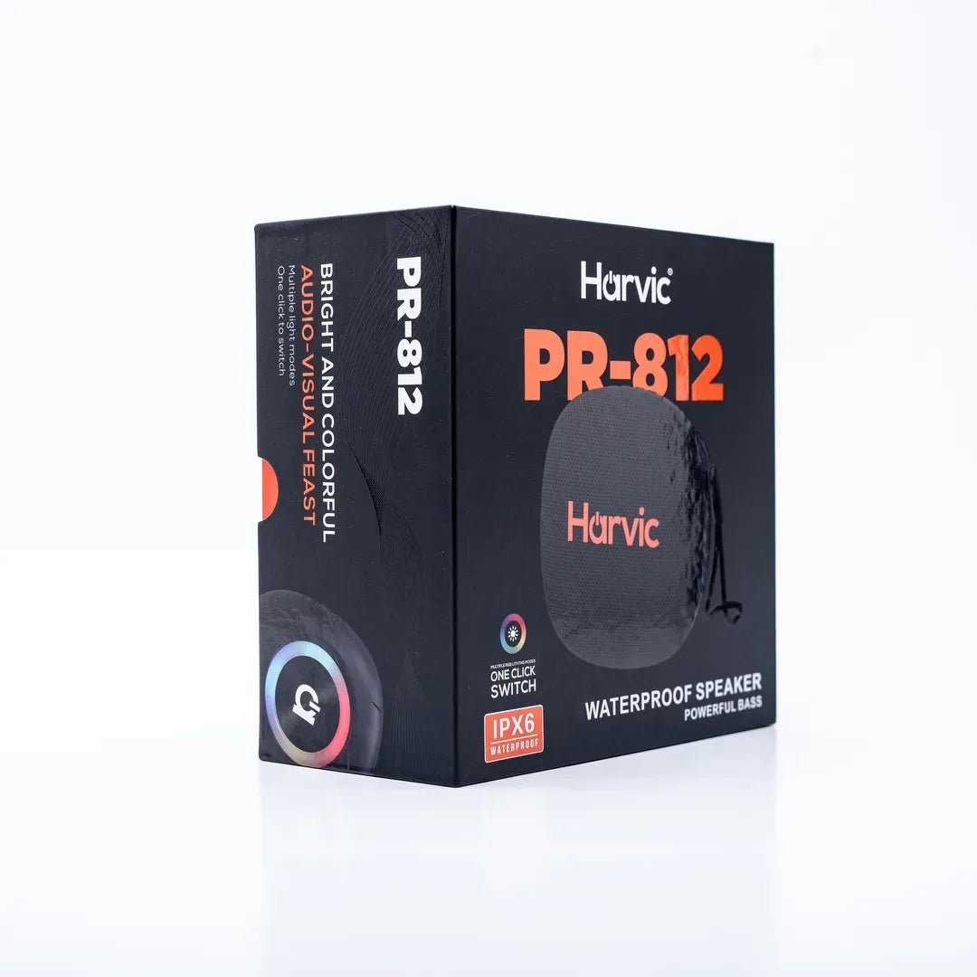 Parlante Harvic PR-812 Bluetooth Portátil Sonido HD RGB