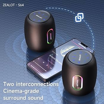 Parlante Zealot S64 Bluetooth 50W Waterproof Super Bass