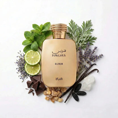 Rasasi Hawas Elixir EDP 100 ML Hombre Original