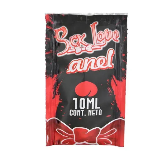 Lubricante Anal Íntimo Sex Love Sachet 10 ml Base Agua