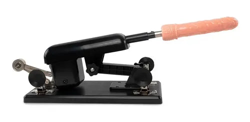 Sex Machine Gauss Negra con Dildo de Repuesto