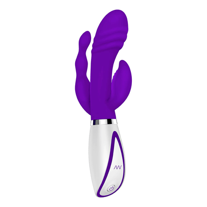 Vibrador Triple Play Morado Evolved Triple Estimulación