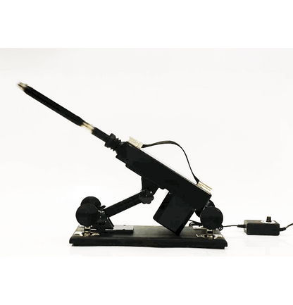 Sex Machine Gauss Negra con Dildo de Repuesto