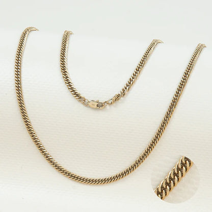 Cadena Tejido Barbado Unisex