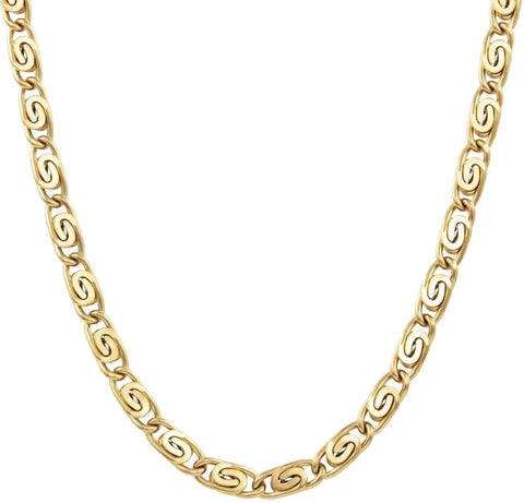 Cadena Tejido Caracol Unisex