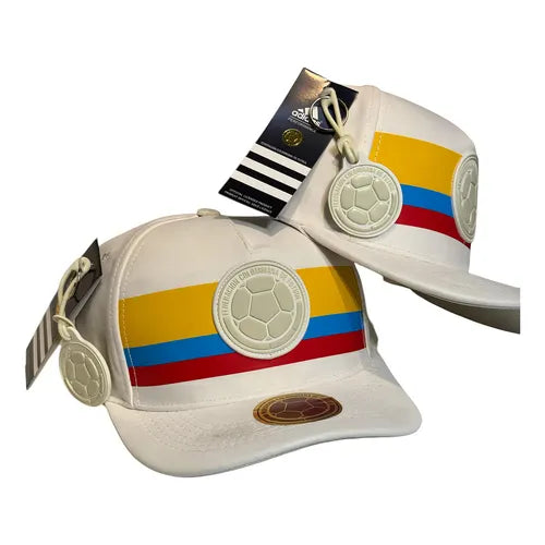 Gorra Blanca Premium – Selección Colombia Adidas