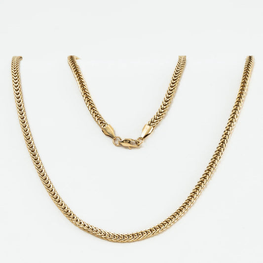 Cadena Tejido Escama Unisex