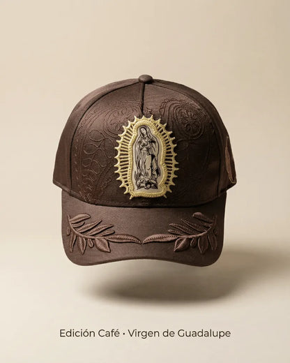 Gorra Virgen de Guadalupe Premium Unisex Ajustable Bordada