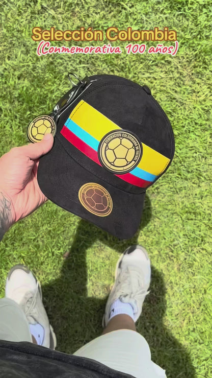Gorra Negra Premium – Diseño Tricolor Seleccion Colombia Adidas