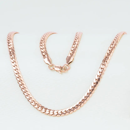 Cadena Tejido Serpiente Hombre